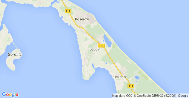 Karte Loddin Seebad