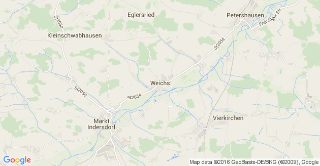 Karte Weichs Kreis Dachau