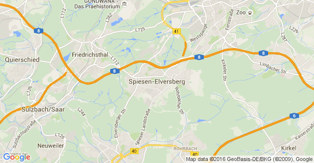 Karte Spiesen Elversberg