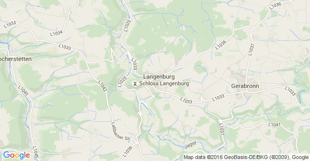 Karte Langenburg