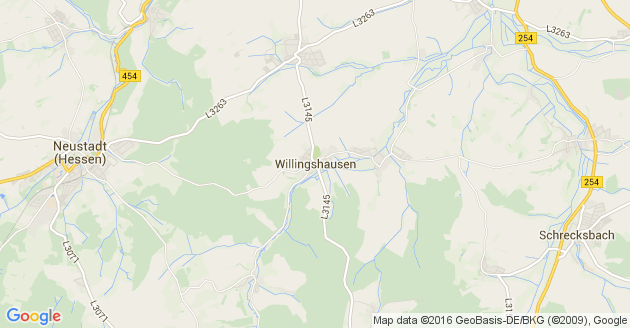 Karte Willingshausen