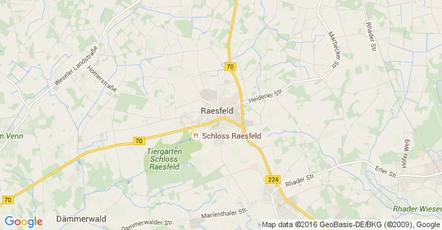 Karte Raesfeld