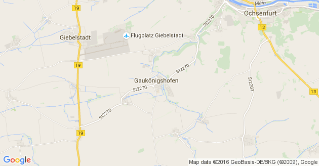 Karte Gaukönigshofen