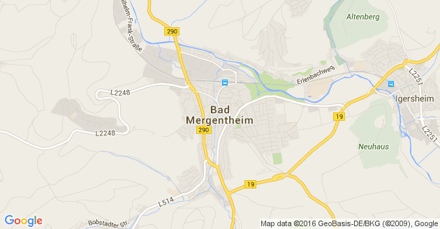 Karte Bad Mergentheim
