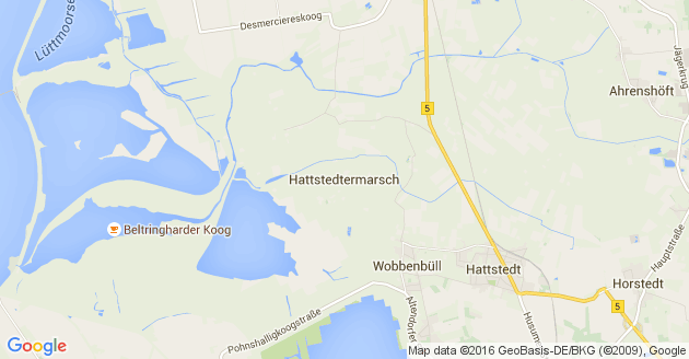 Karte Hattstedtermarsch