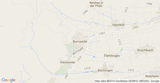 Karte Burrweiler