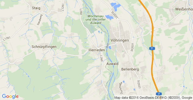 Karte Illerrieden