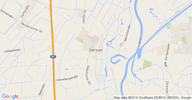 Karte Dersum