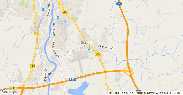 Karte Durach