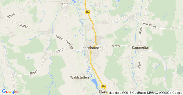 Karte Ichenhausen            