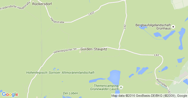 Karte Gorden Staupitz