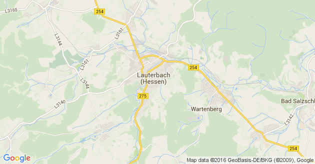 Karte Lauterbach im Schwarzwald