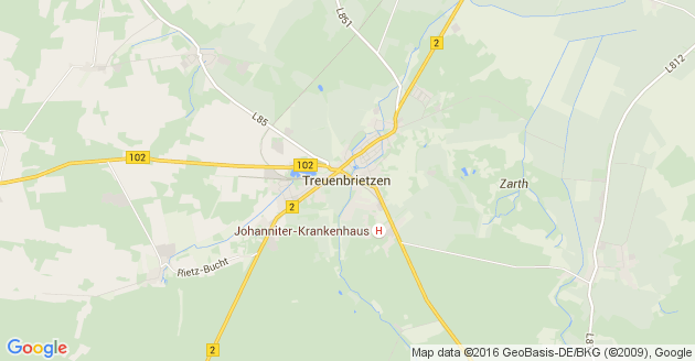 Karte Treuenbrietzen