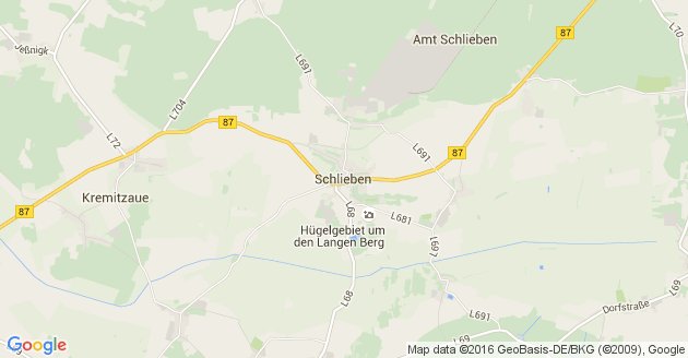 Karte Schlieben