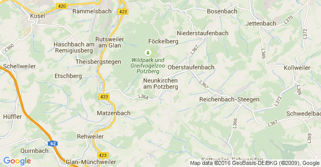 Karte Neunkirchen am Potzberg