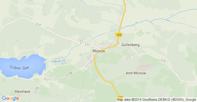 Karte Rhinow
