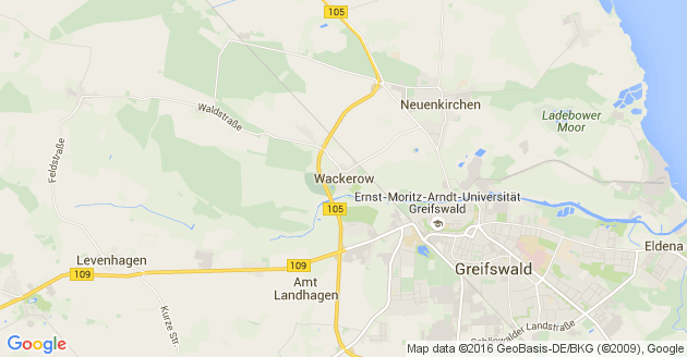 Karte Wackerow