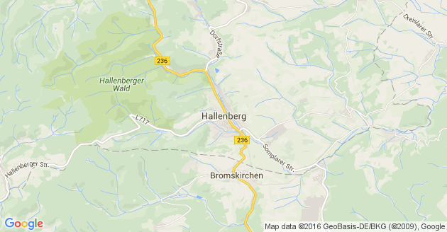 Karte Hallenberg