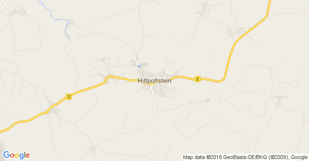 Karte Hiltpoltstein in Oberfranken