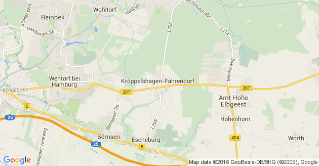 Karte Kröppelshagen Fahrendorf