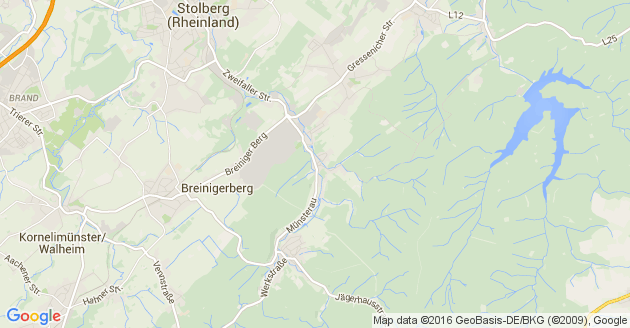 Karte Roetgen in der Eifel