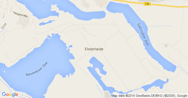 Karte Elsterheide