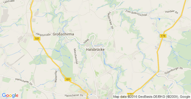 Karte Halsbrücke