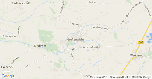 Karte Großenwiehe