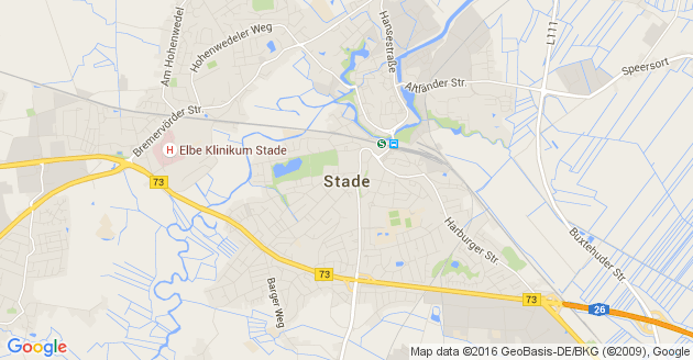 Karte Brest Kreis Stade