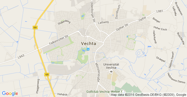 Karte Vechta