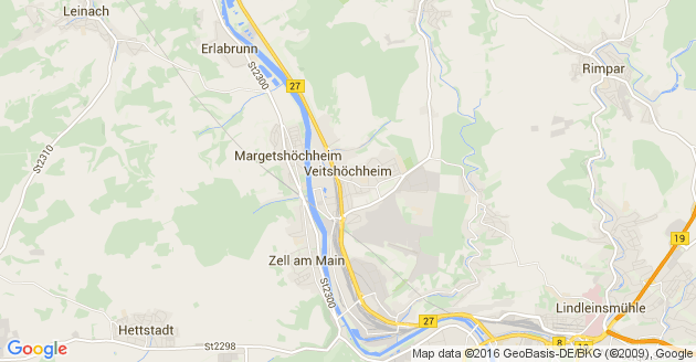 Karte Veitshöchheim