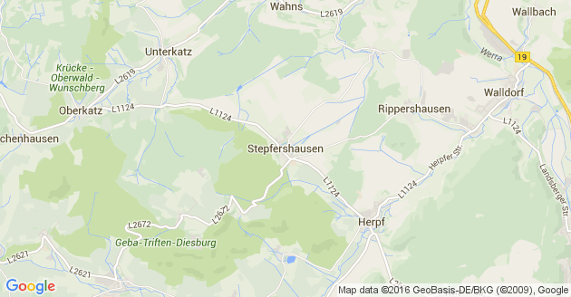 Karte Stepfershausen