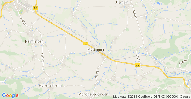 Karte Möttingen
