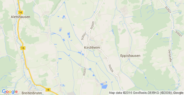 Karte Kirchheim in Schwaben
