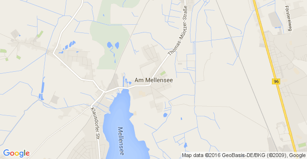 Karte Am Mellensee