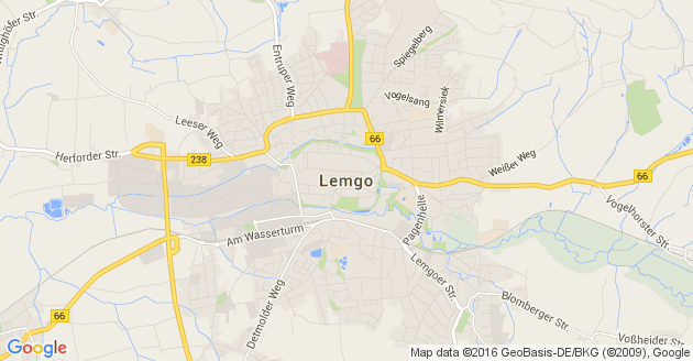 Karte Lemgo