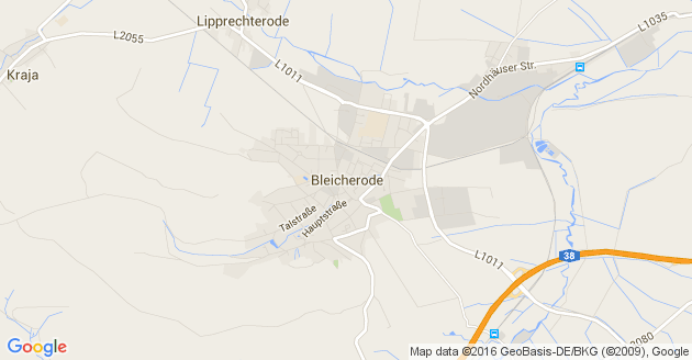 Karte Bleicherode