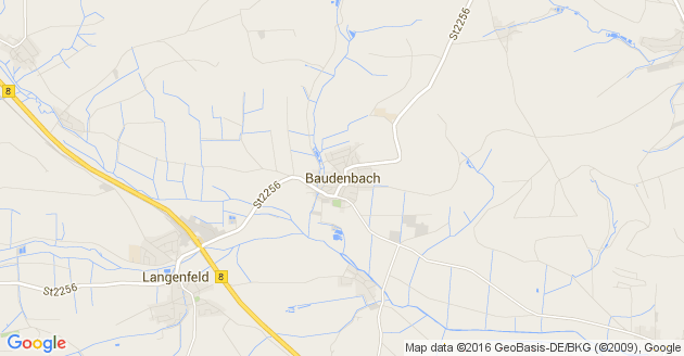Karte Baudenbach