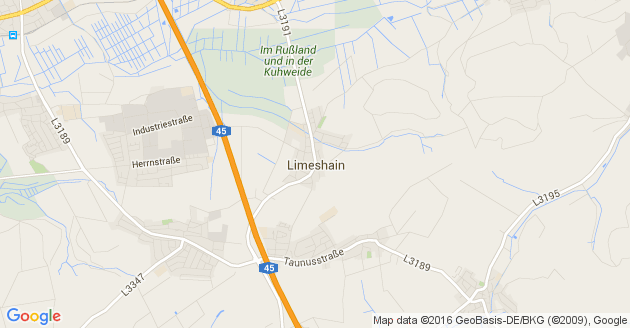 Karte Limeshain