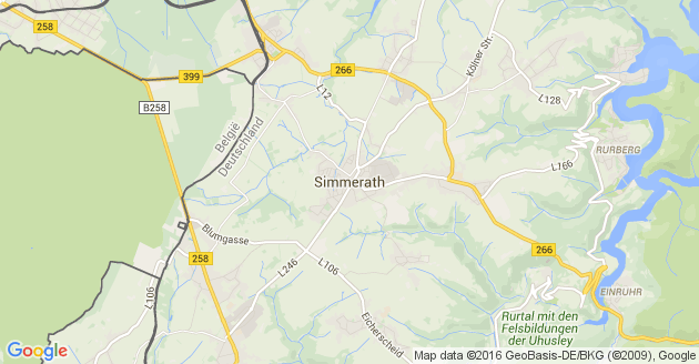Karte Simmerath