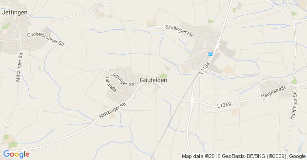 Karte Gäufelden