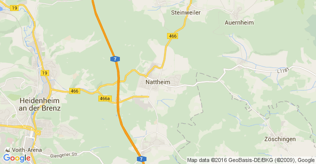 Karte Nattheim