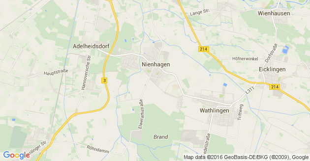 Karte Nienhagen Ostseebad