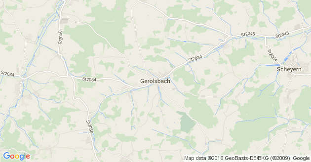 Karte Gerolsbach