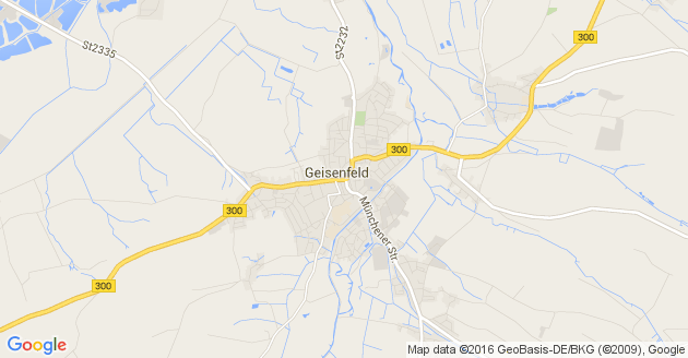 Karte Geisenfeld