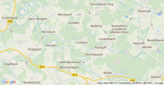 Karte Limbach im Westerwald