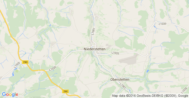Karte Niederstetten in Württemberg