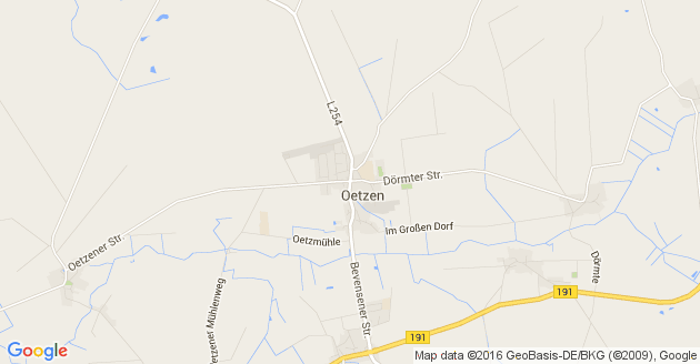 Karte Oetzen