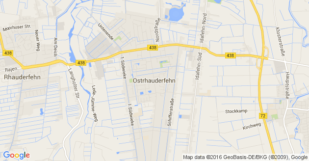 Karte Ostrhauderfehn         