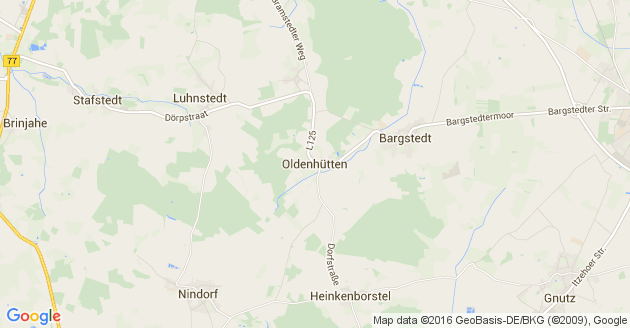 Karte Oldenhütten            